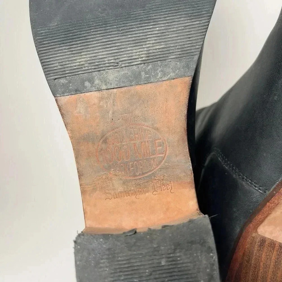 Wolverine 1000 Mile Leather Samantha Pleet Bonny Boots Black - Picture 12 of 12